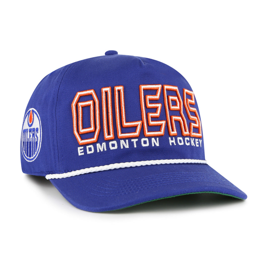 '47 Brand Men's NHL Edmonton Oilers Byline Hitch Hat Blue