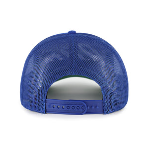 '47 Brand Men's NHL Edmonton Oilers Double Header Mesh Hitch Hat Blue