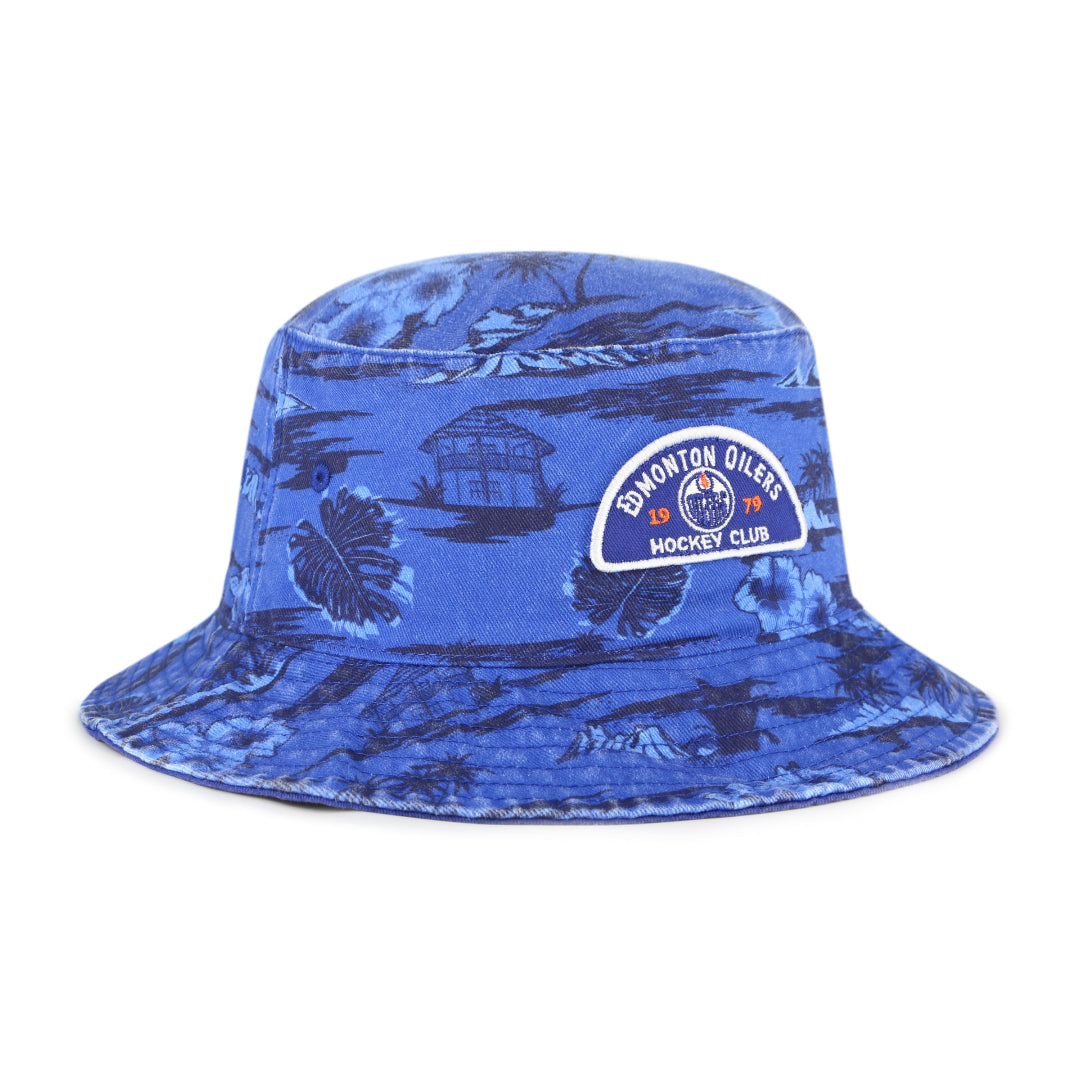 '47 Brand Men's NHL Edmonton Oilers Fiji Bucket Hat blue