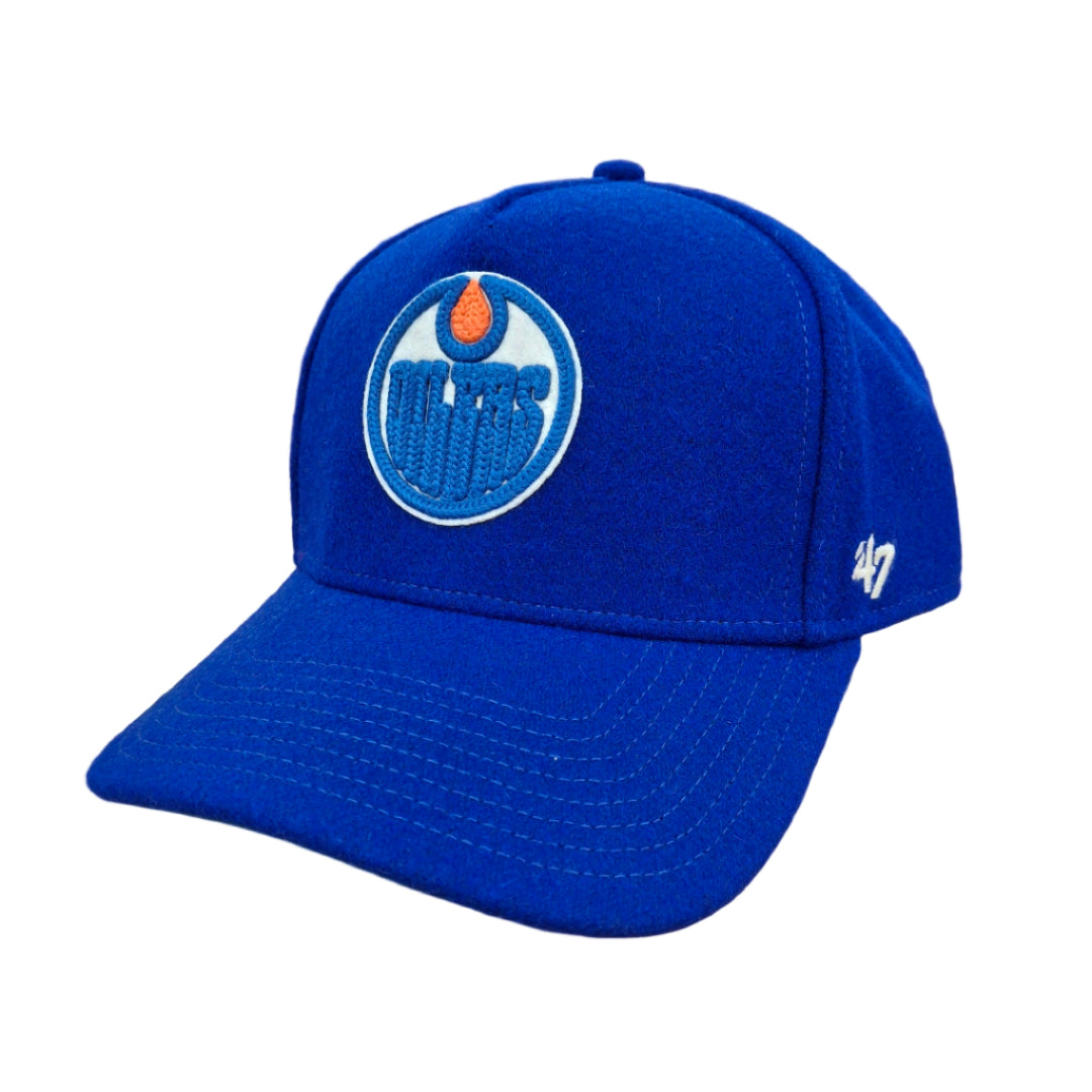 '47 Brand Men's NHL Edmonton Oilers Golden Age Offside DT Hat blue