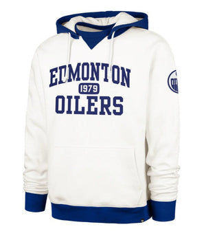 '47 Brand Men's NHL Edmonton Oilers Golden Age Skipper Hoodie