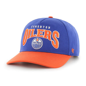 '47 Brand Men's NHL Edmonton Oilers Hitch Helmet Hat Blue/Orange