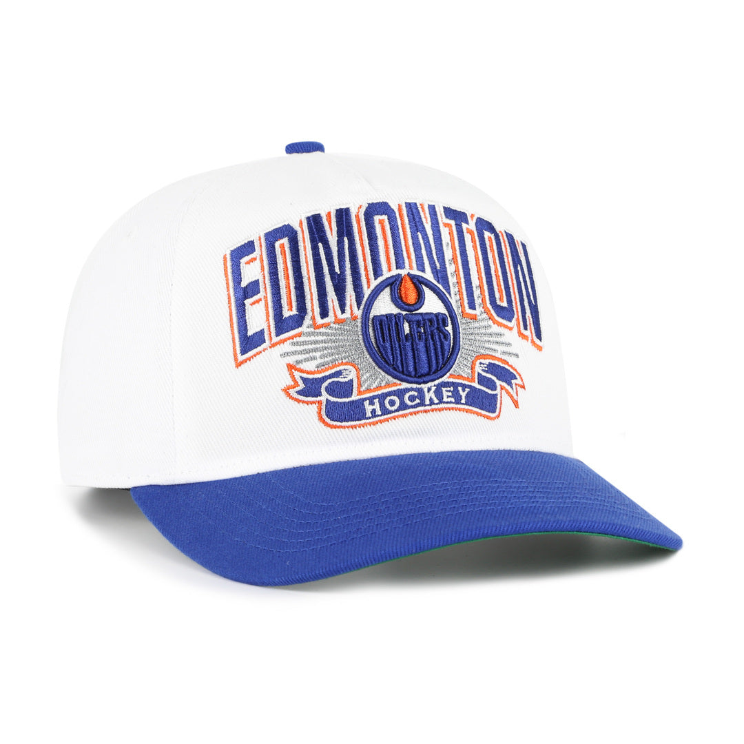 '47 Brand Men's NHL Edmonton Oilers Prime Play Hitch Hat White/Blue