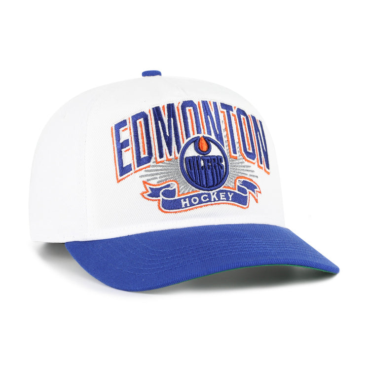 '47 Brand Men's NHL Edmonton Oilers Prime Play Hitch Hat White/Blue