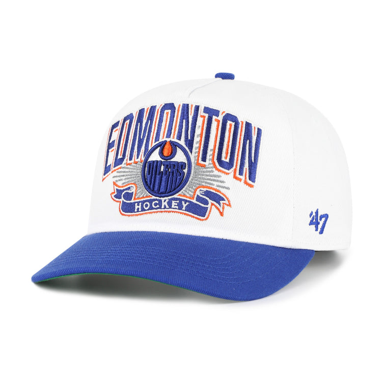 '47 Brand Men's NHL Edmonton Oilers Prime Play Hitch Hat White/Blue