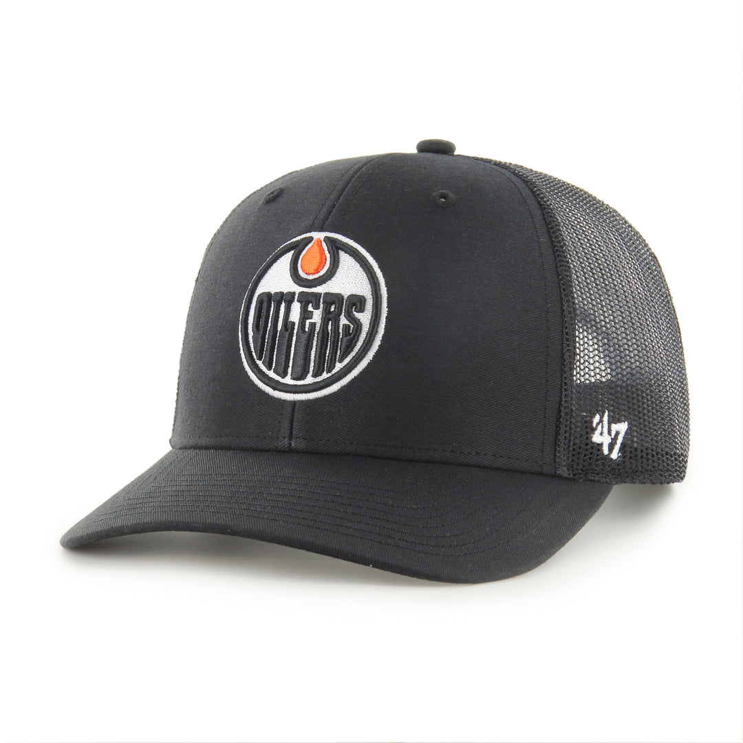 '47 Brand Men's NHL Edmonton Oilers Trucker Hat black