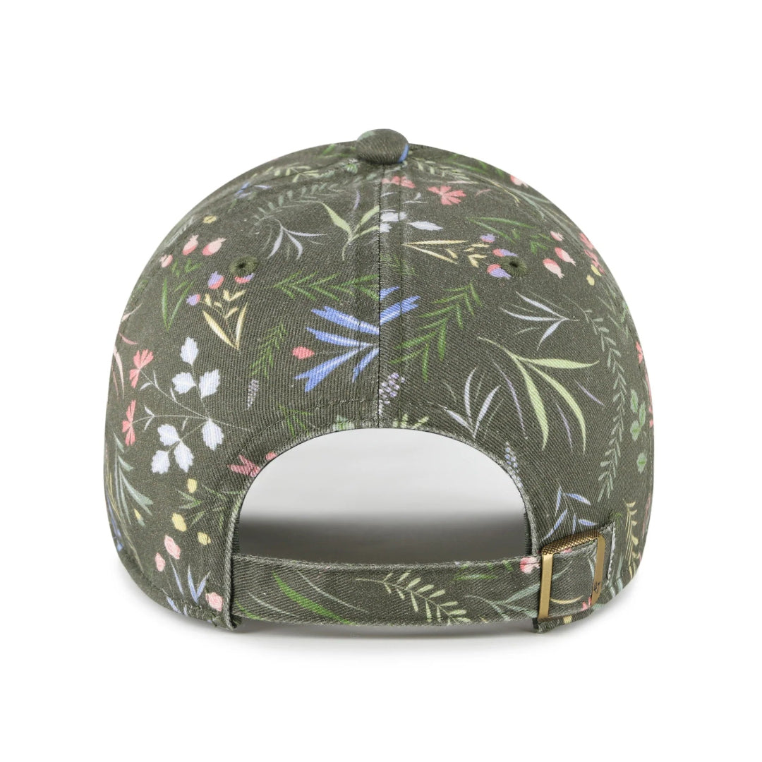 '47 Brand Women's NHL Edmonton Oilers Moss Verbena Clean-Up Hat green