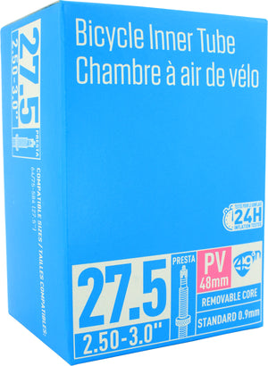 49N 27.5" Standard Bike Tube 2.5-3.0" Presta 48mm