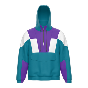 Retro Pullover Hooded Jacket - Design-1