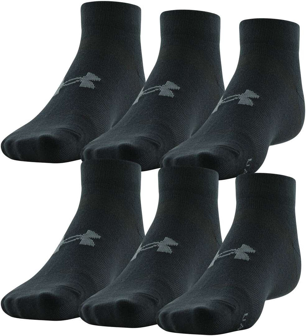 Shop Under Armour Men's Essential Lite Low Cut Sock 6-Pack 10-13 Large Black