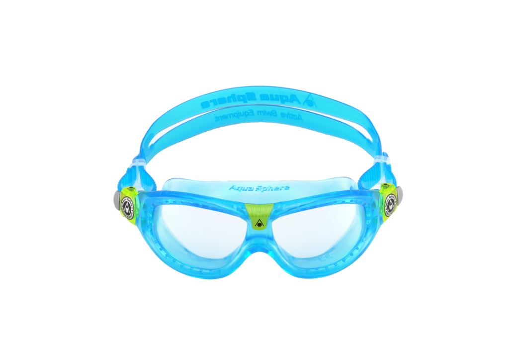 AquaSphere Seal Kid 2 Swim Goggle Turquoise Clear Lens