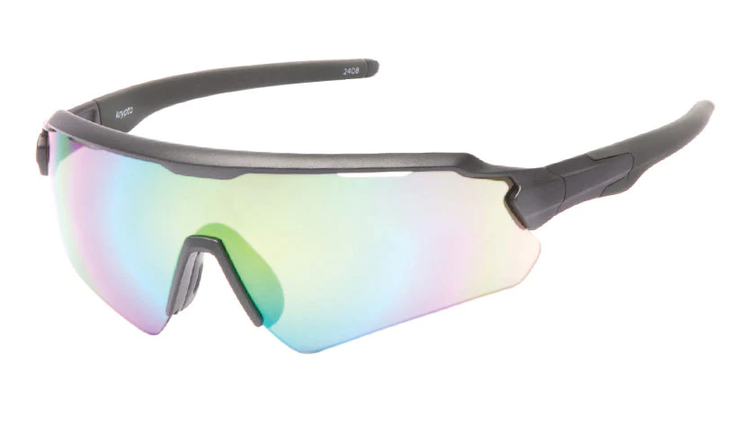 Atmosphere Krypto Sunglasses Matte Grey/Green