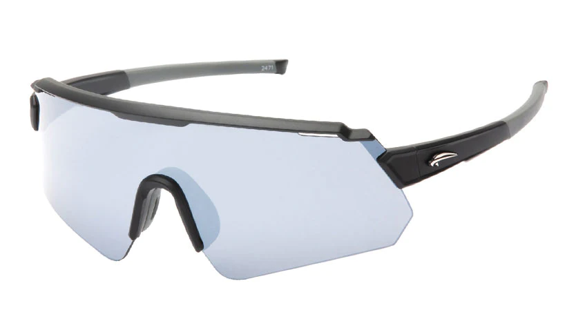 Atmosphere Slash Sunglasses Matte Black/Silver