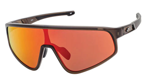 Atmosphere Tremblant Sunglasses Matte Crystal Olive/Red Revo
