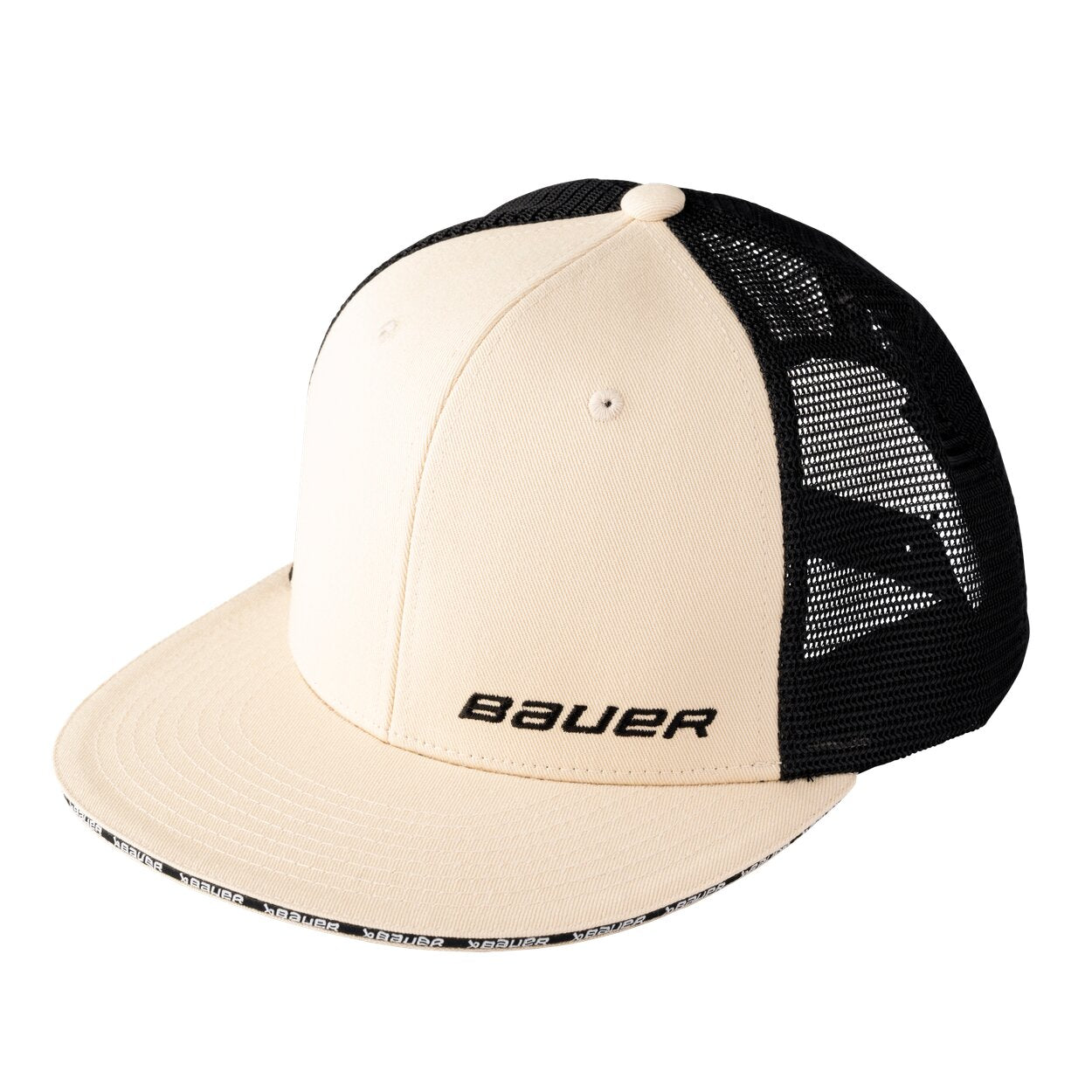 BAUER Senior Taped Up Tan Flatbrim Hat