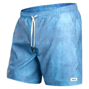 BN3TH Men's Agua Volley Swim Short 7" Fog Acid Wash