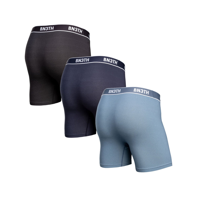 BN3TH Men's Basic Boxer Briefs 3-Pack