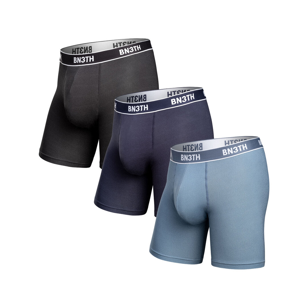 BN3TH Men's Basic Boxer Briefs 3-Pack