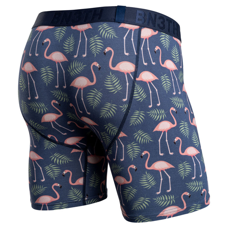 BN3TH Men's Classic Boxer Brief Flamingos Navy