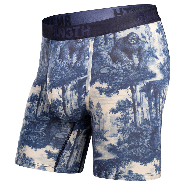 BN3TH Men's Classic Icon Boxer Brief Sasquatch Sighting Blue
