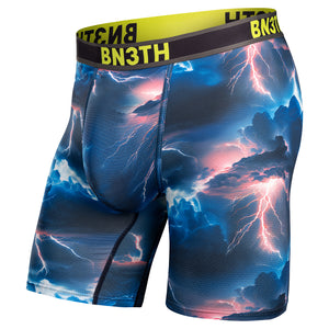 BN3TH Men's Flex Max Boxer Brief Lightning Storm Grey
