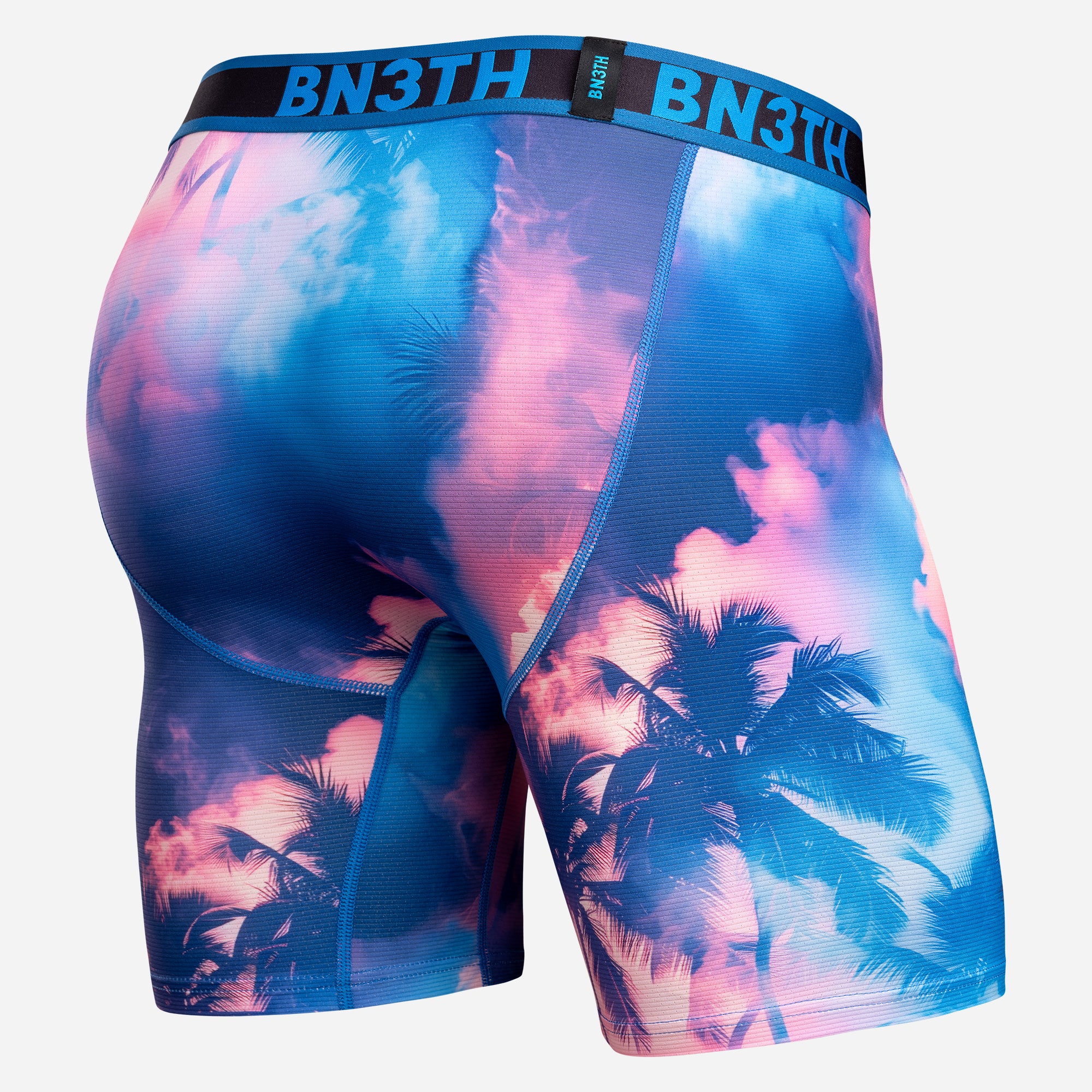 BN3TH Men's Flex Max Boxer Brief TIE DYE PINEAPPLE OMBRE-NAVY
