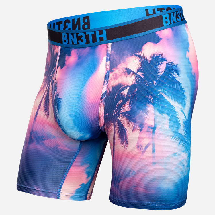 BN3TH Men's Flex Max Boxer Brief TIE DYE PINEAPPLE OMBRE-NAVY
