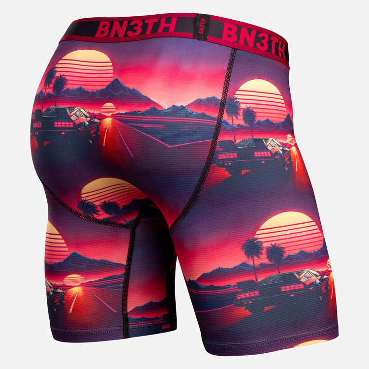 BN3TH Men's Flex Max Boxer Brief SUNSET RACING-CERISE
