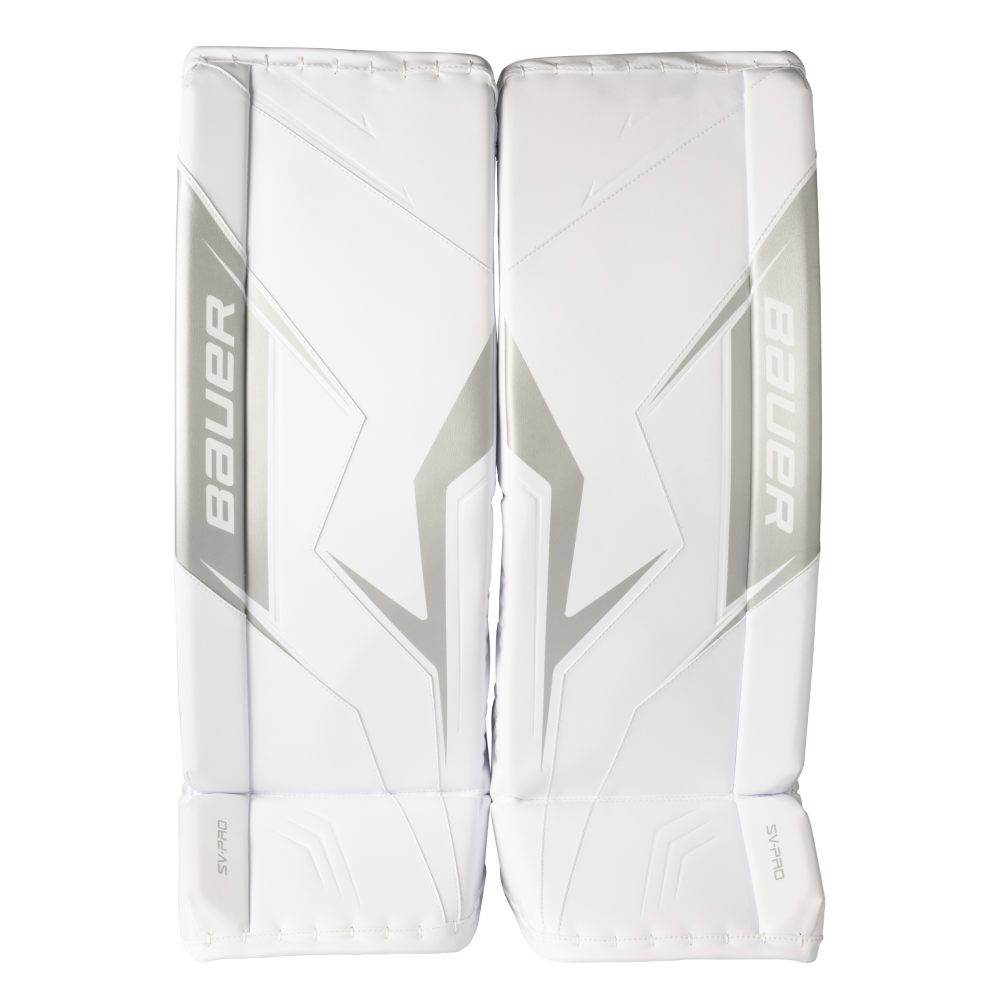 Bauer Senior SV-Pro Hockey Goalie Pad White