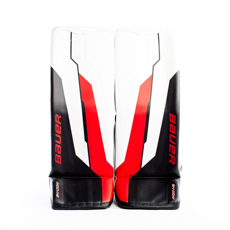 Bauer Senior Supreme Shadow USC Spec Hockey Goalie Pad White Black Red