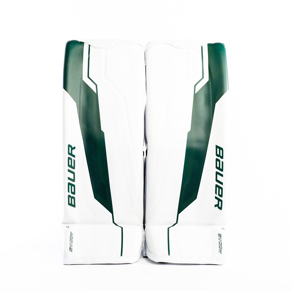 Bauer Senior Supreme Shadow USC Spec Hockey Goalie Pad White Green