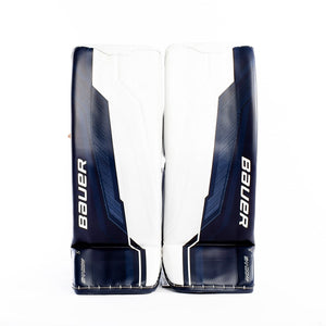 Bauer Senior Supreme Shadow USC Spec Hockey Goalie Pad White Navy