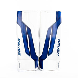 Bauer Senior Supreme Shadow USC Spec Hockey Goalie Pad White Royal