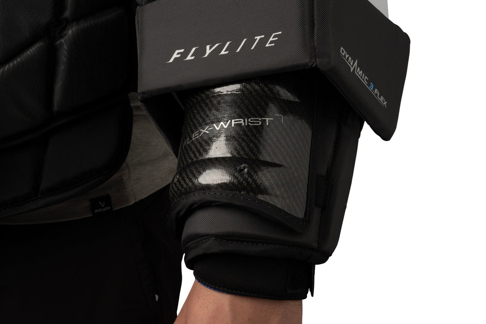 Bauer Senior Vapor Flylite Hockey Goalie Chest and Arm Protector black