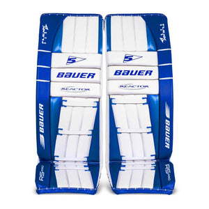 Bauer Senior Vapor R5 Pro Hockey Goalie Pad White Royal