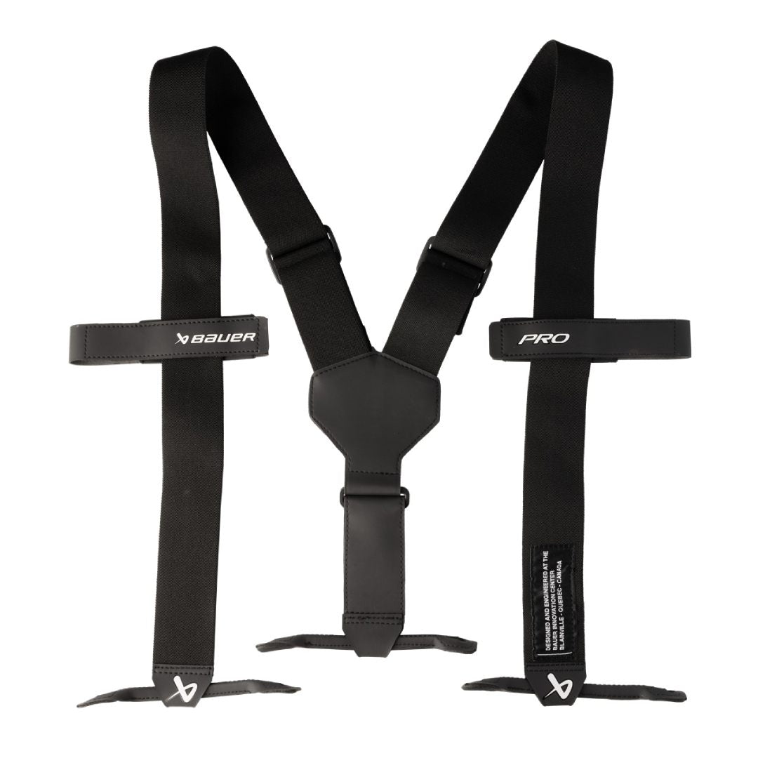 Bauer Senior Hockey Goalie Suspenders black