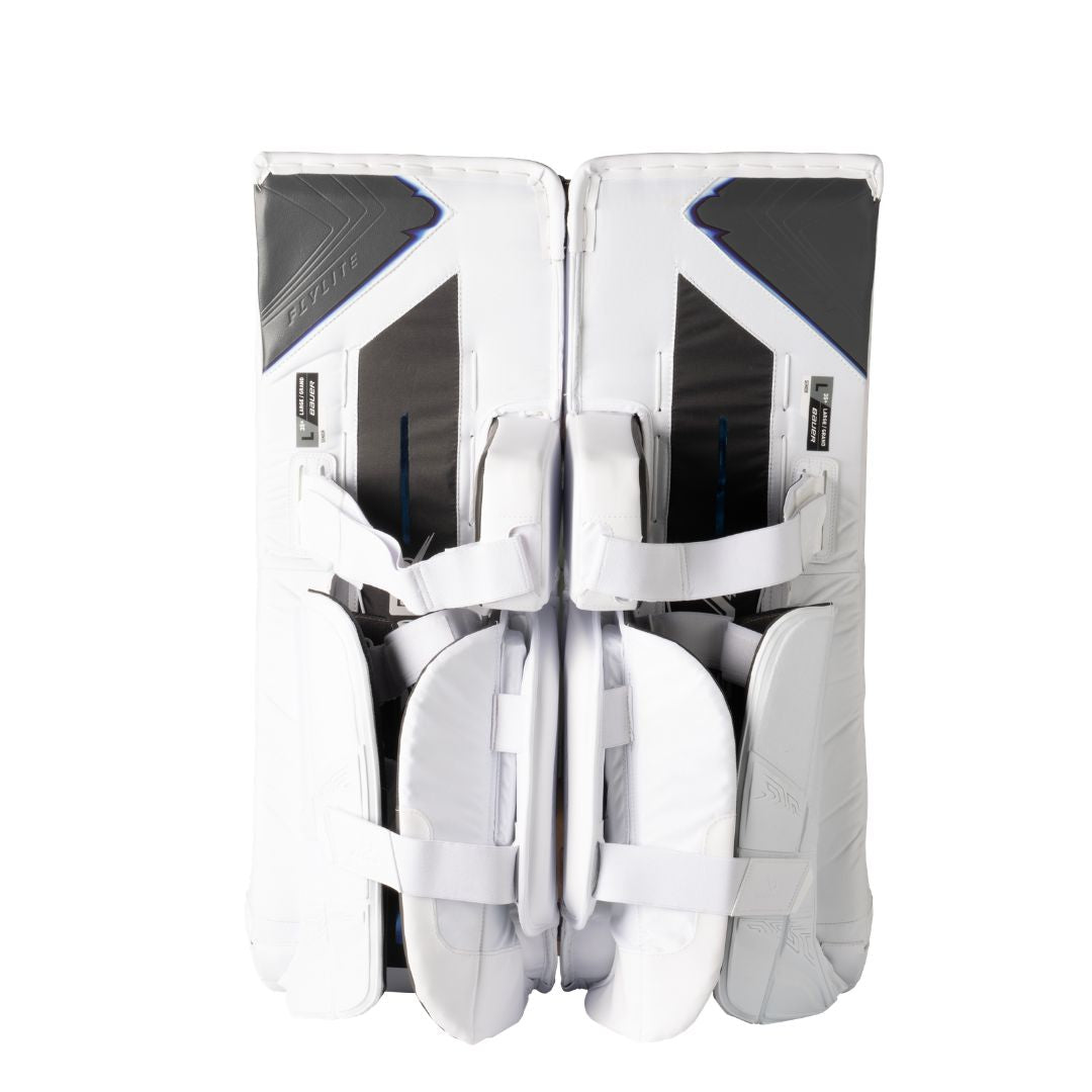 Bauer Intermediate Vapor Flylite Hockey Goalie Pad White 2
