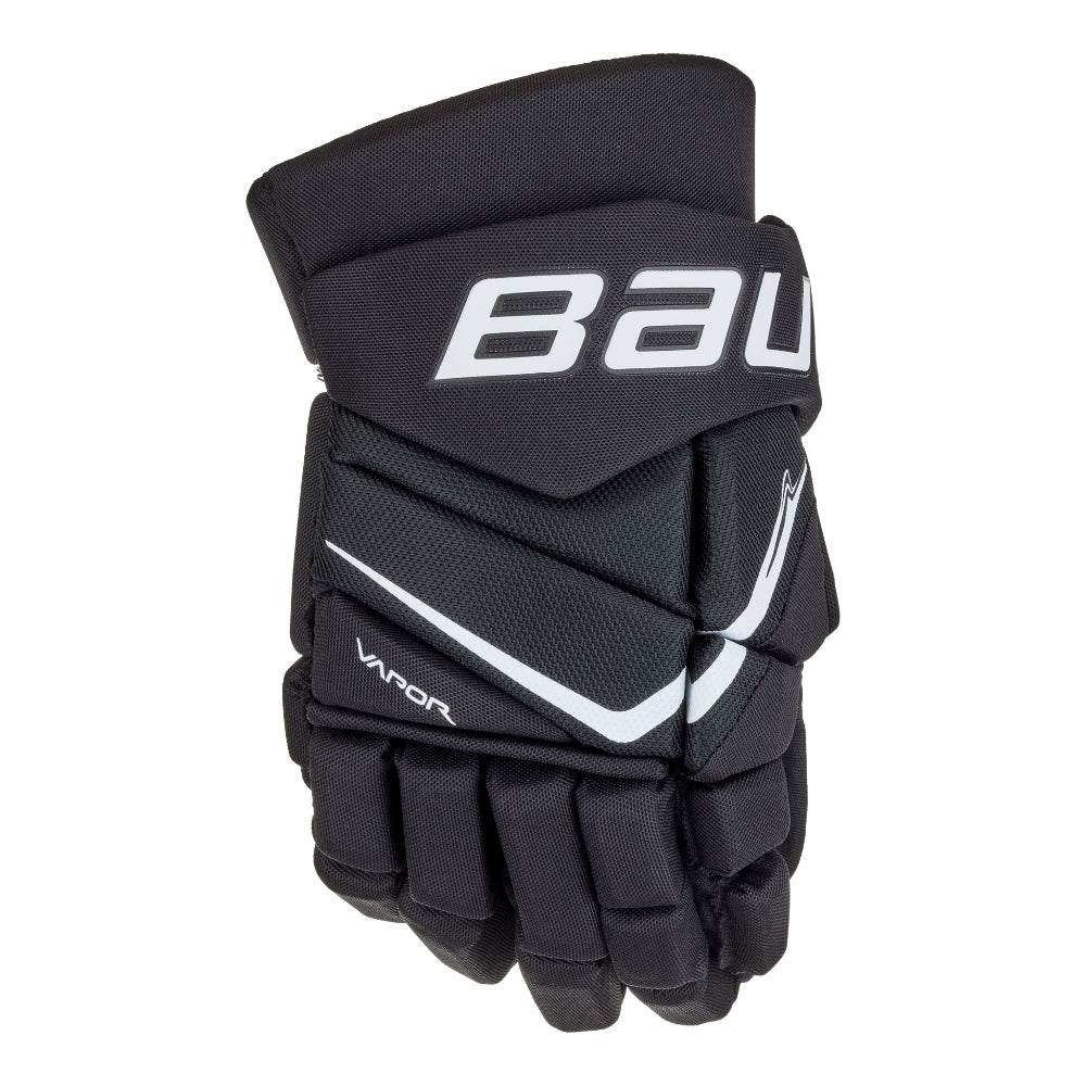 Bauer Intermediate Vapor VELOCITY Hockey Player Gloves Black White