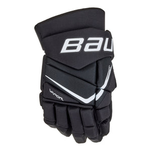 Bauer Intermediate Vapor VELOCITY Hockey Player Gloves Black White