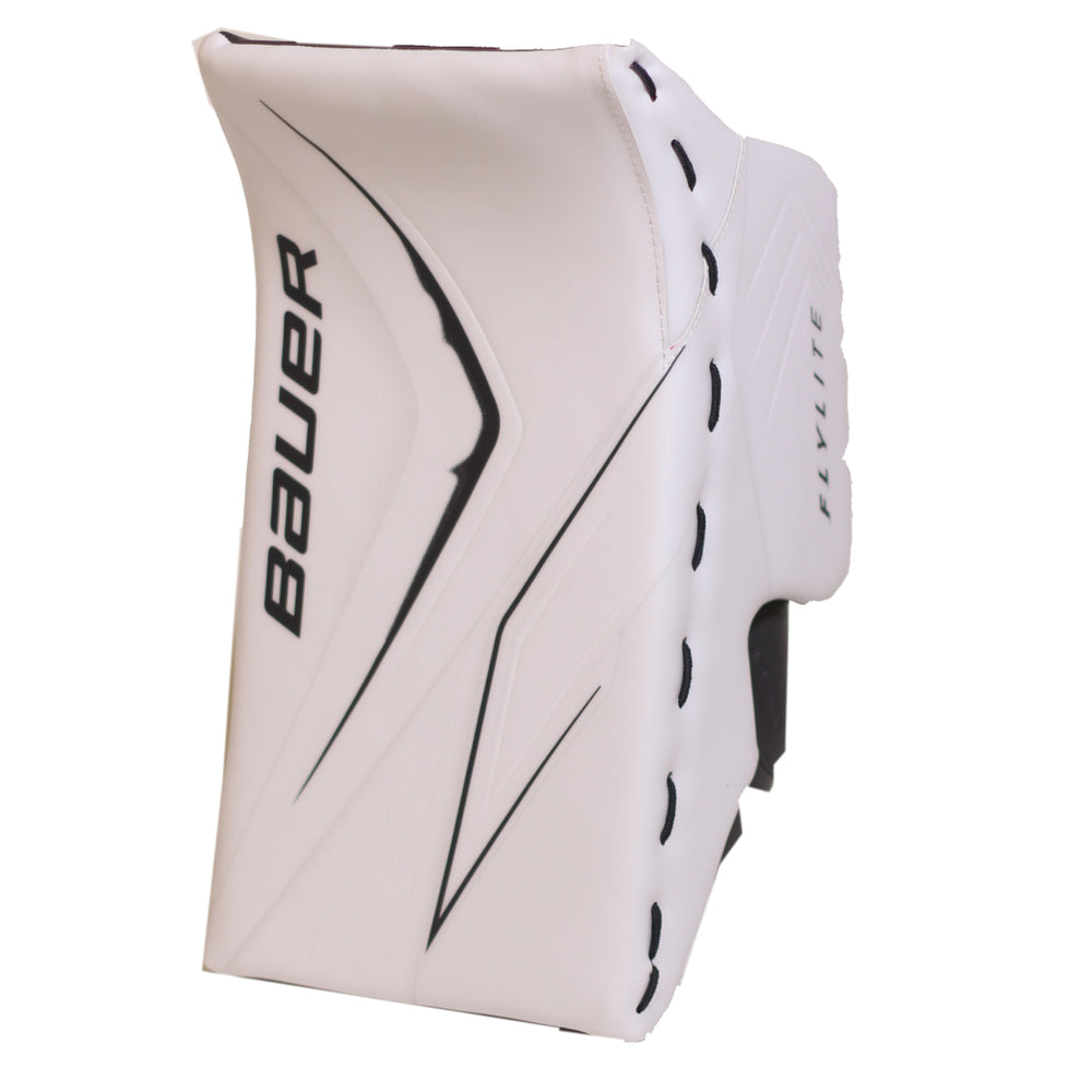 Bauer Senior Vapor Flylite USC Spec Hockey Goalie Blocker White Grey (V90)