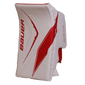 Bauer Senior Vapor FlyLite USC Spec Hockey Goalie Blocker White/Red