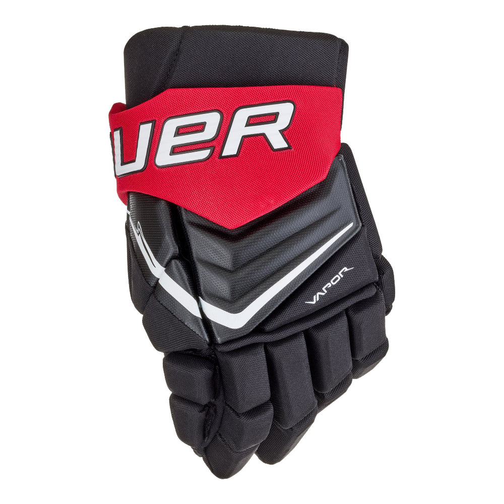 Bauer Senior Vapor Shift Pro Hockey Player Gloves Black Red