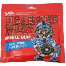 Big League Chew Gum 60g Fruit Punch
