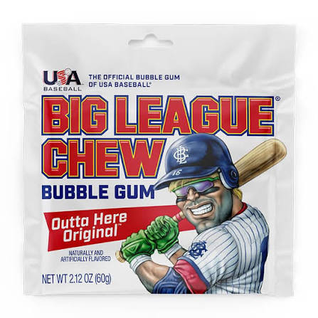 Big League Chew Gum 60g Original
