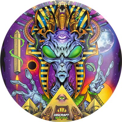 Discraft Brian Allen Supercolour Buzzz Alien Mid Range Golf Disc