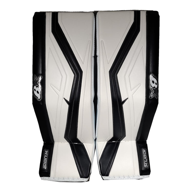 Brian's Senior Pro ICONIK Hockey Goalie Pad White Black