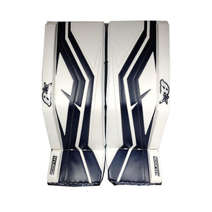 Brian's Senior Pro ICONIK Hockey Goalie Pad White Navy