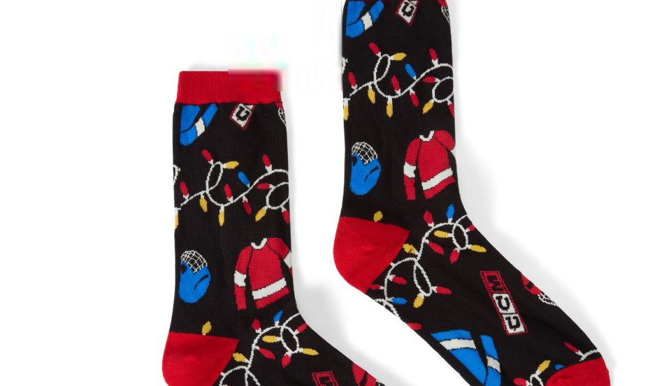 CCM Hockey Days Christmas Socks - Black
