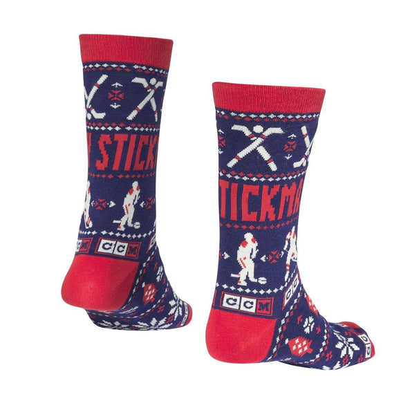 CCM Hockey Days Christmas Socks - Blue