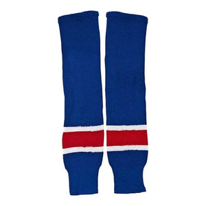 CCM Senior S100PT Hockey Player Knit Game Sock New York Rangers